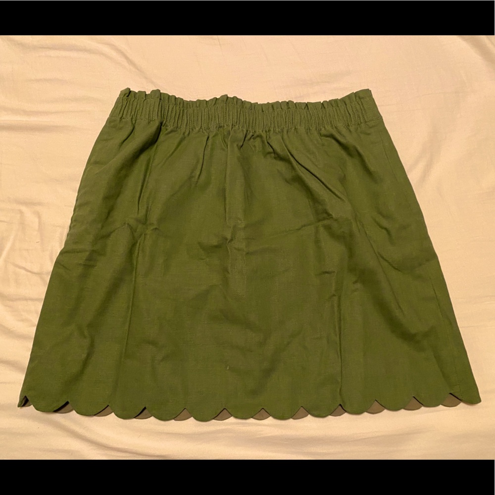 J Crew Scallop Skirt